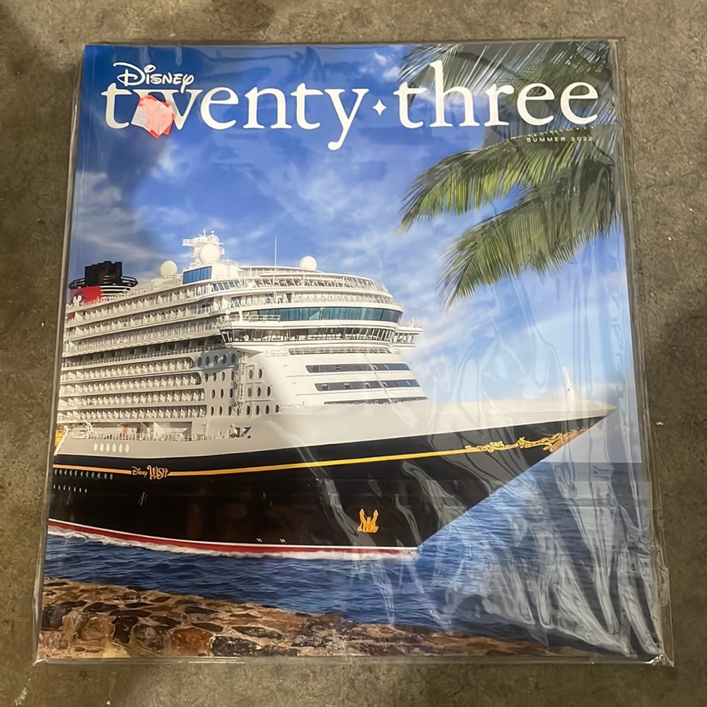 Disney D23 Magazine Summer 2022 Featuring Disney Wish Cruise